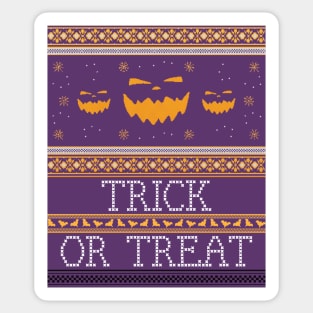 Jack o lantern Trick or Treat Halloween Sticker